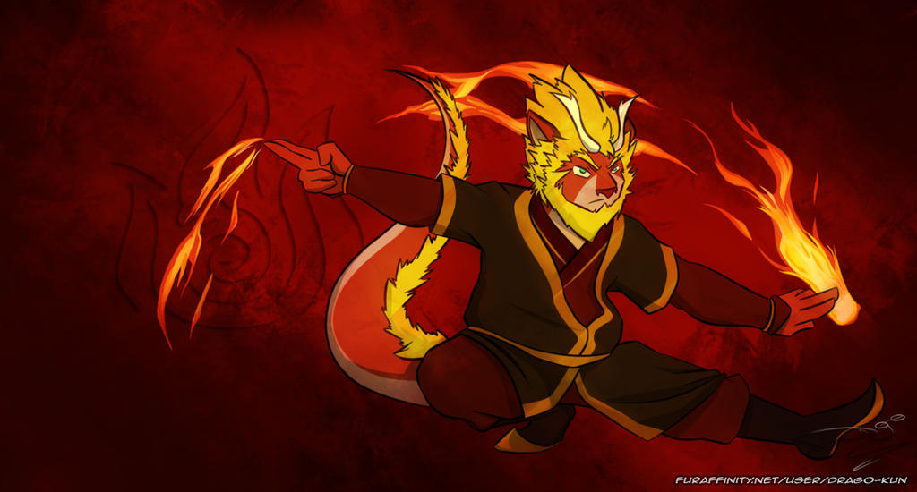 Firebender Dragon Firebending by Drago-Nara on DeviantArt