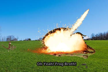 Frog Explodeing Explore the Best Giantfrog Art | DeviantArt