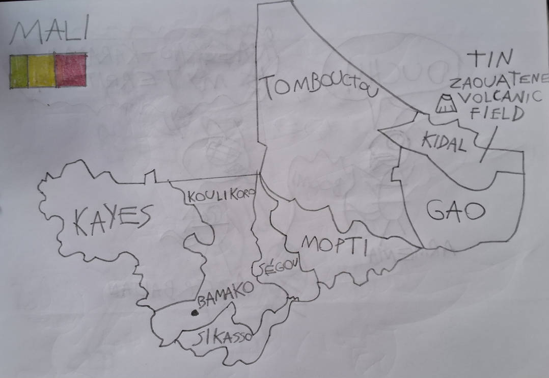 Mali Map by MillerTheCockroach on DeviantArt