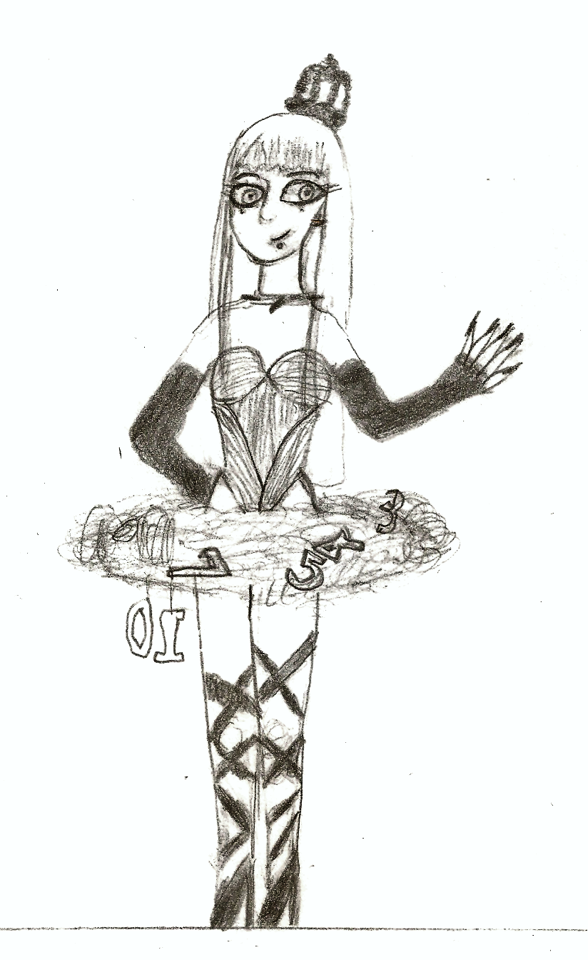 Kerli in Walking on Air drawing 2008