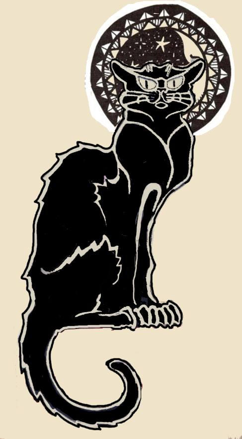 Chat Noir Cat Tattoo Design By Timetoflylusa78 On Deviantart Chat Noir Cat Tattoo Design By Timetoflylusa78 On Deviantart