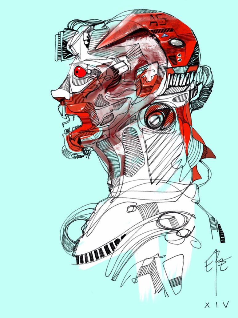 A-5 Battle Damaged Cyborg by efebuluc on DeviantArt