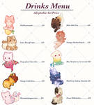 Cafe OPEN(8/10) cat drinks adopt W/Fumi03 Set2