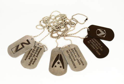 Mass Effect dog tags