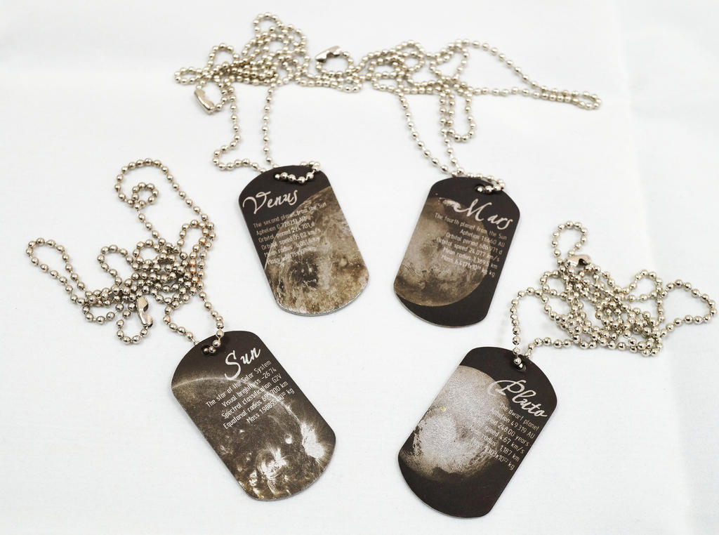 Solar system dog tags - part 2