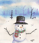 Snowman by Ash-Dragon-wolf