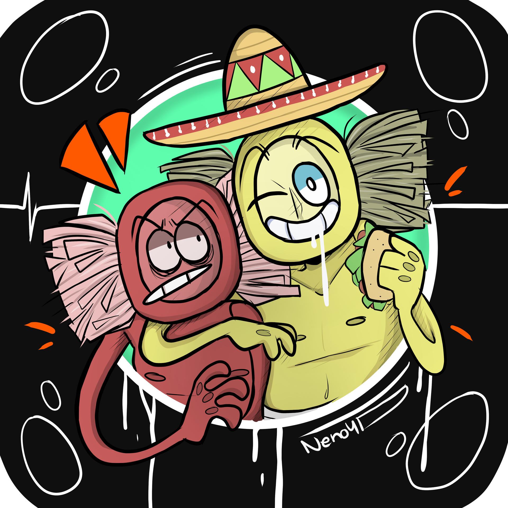 Eddie is here with tacooooooos by FrikyNeno4D on DeviantArt