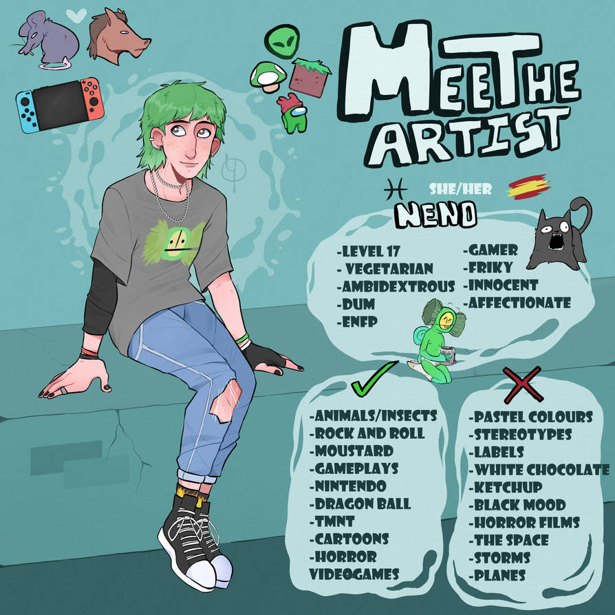 Meet The Artist by FrikyNeno4D on DeviantArt