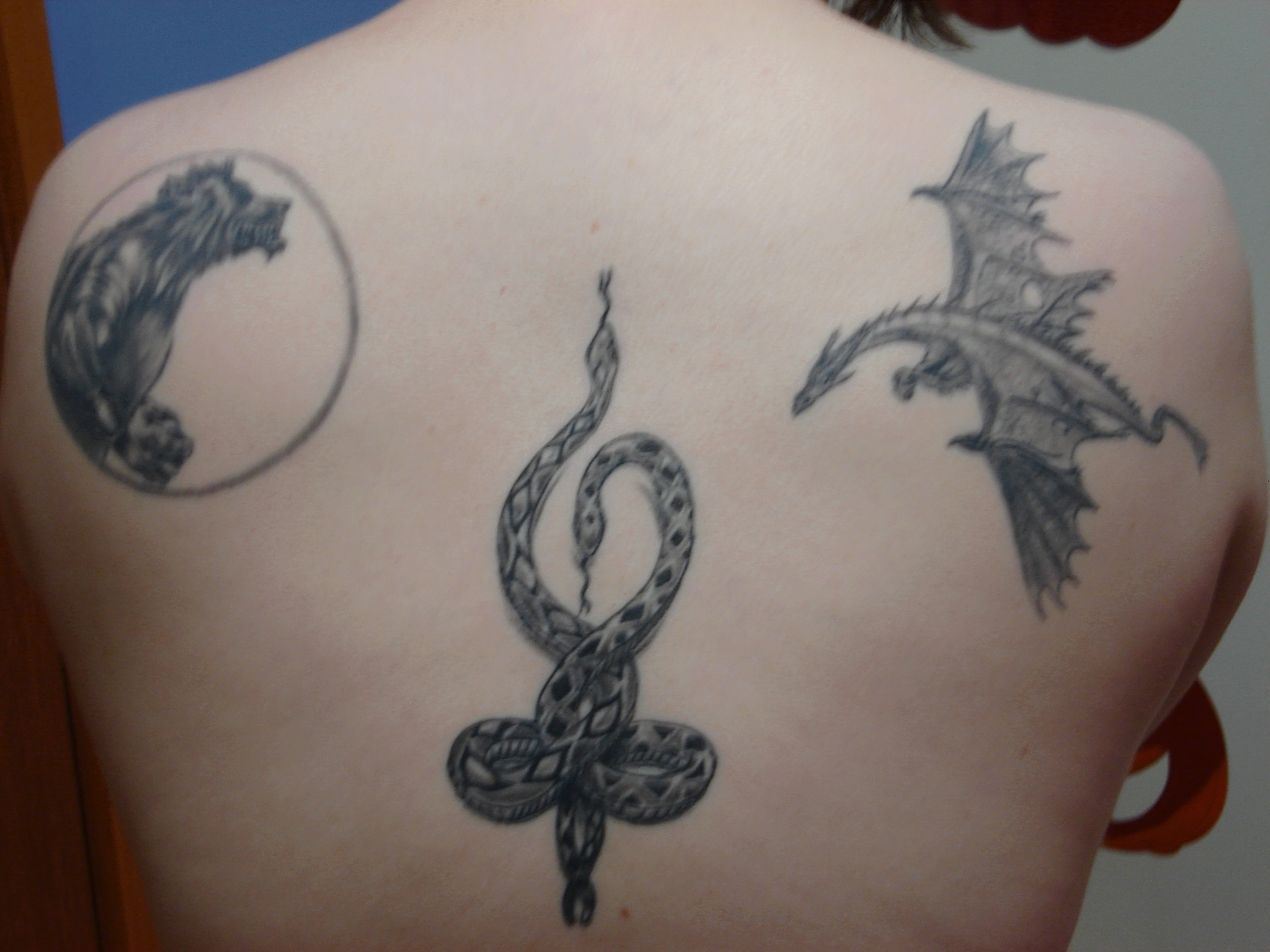 My Upper Back tattoos by Jyujinkai-Shinma on DeviantArt My Upper Back tattoos by Jyujinkai-Shinma on DeviantArt