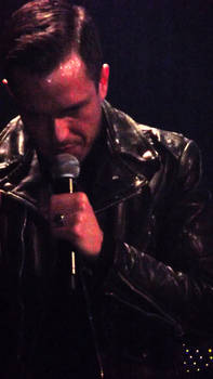 Brandon Flowers In His Leather Phase.