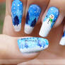 snowman nails