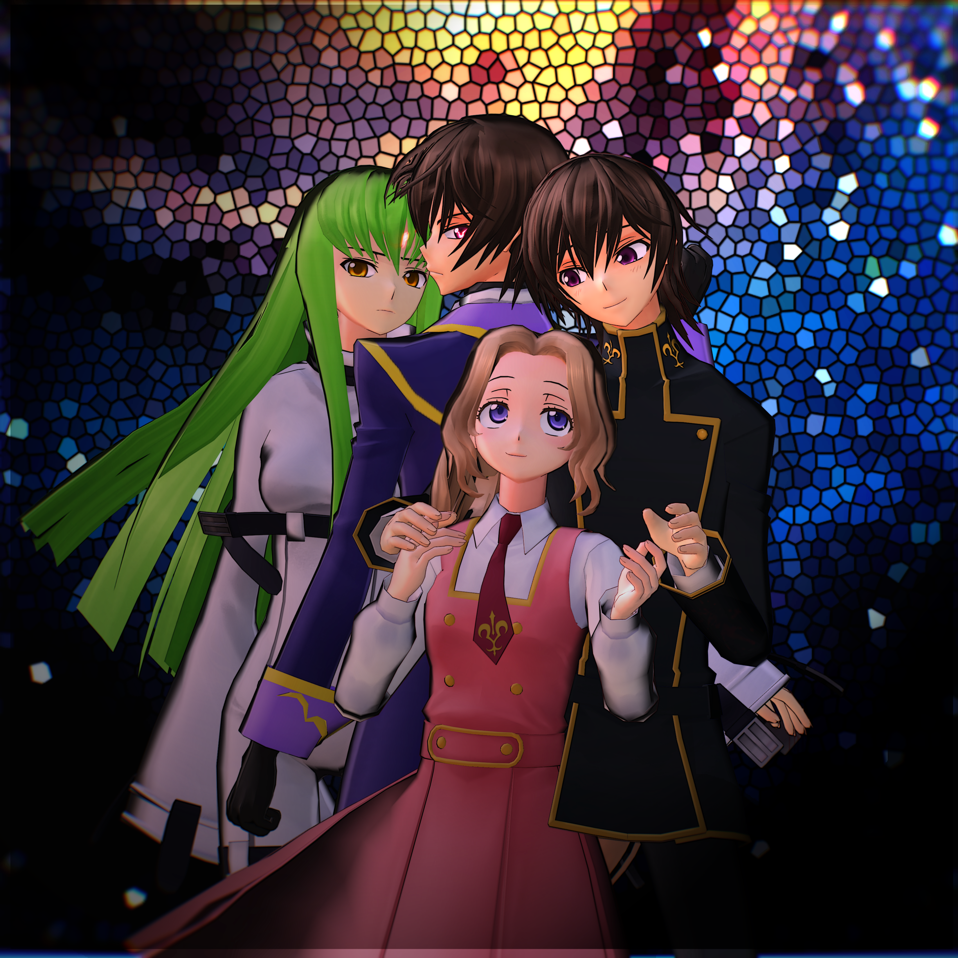 C.C. and Lelouch Render HD by MarinaKonnoLP on DeviantArt