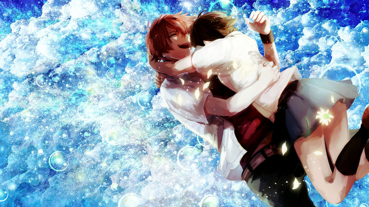 Desktop Wallpaper | Anime Couple by icayenne on DeviantArt
