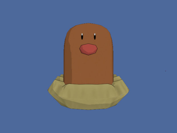 Diglett Model by TheCrucius on DeviantArt