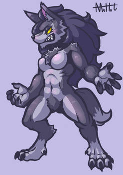 Cute Werewolf Girl
