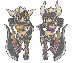 Nergigante armor Gif X2