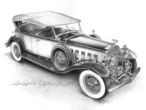 Cadillac Dual Coul Phaeton 1931 Front