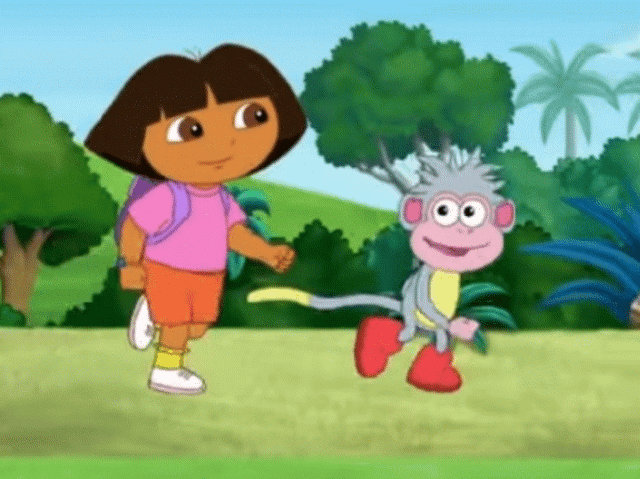 Dora and Boots Running by mimimeriem on DeviantArt