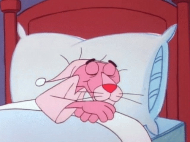 The Pink Panther Sleeping by mimimeriem on DeviantArt