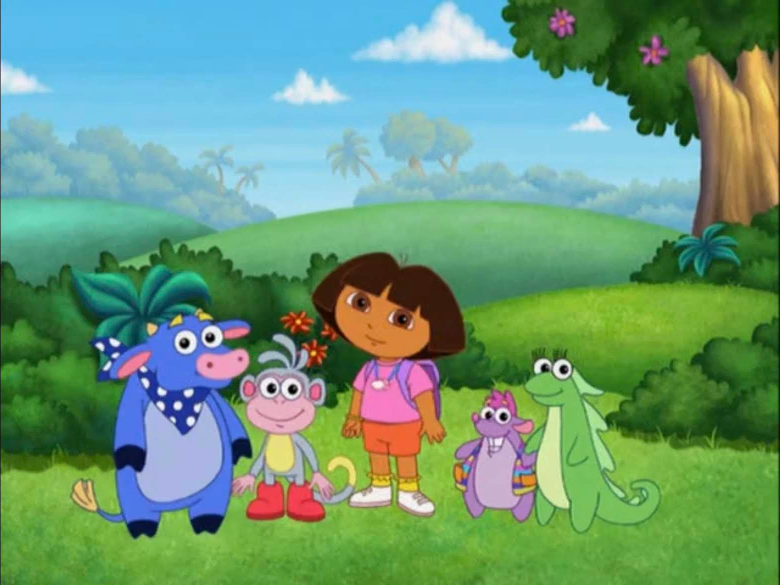 Dora, Boots, Isa, Benny and Tico by mimimeriem on DeviantArt