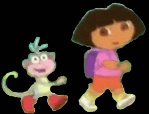 Dora and Boots Walking by mimimeriem on DeviantArt