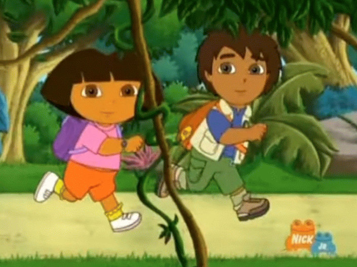 Dora and Diego Running by mimimeriem on DeviantArt