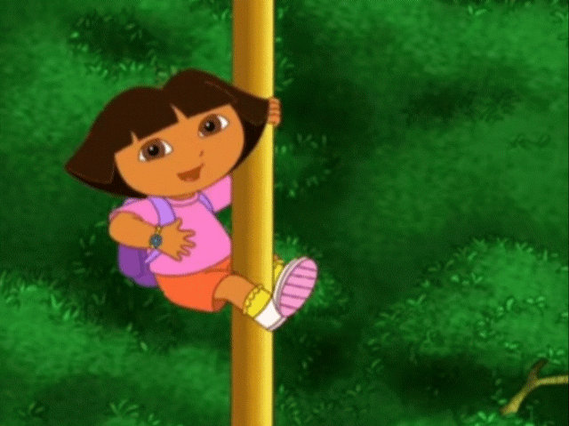 Dora Slide Dora Sliding Down the Pole by mimimeriem on DeviantArt
