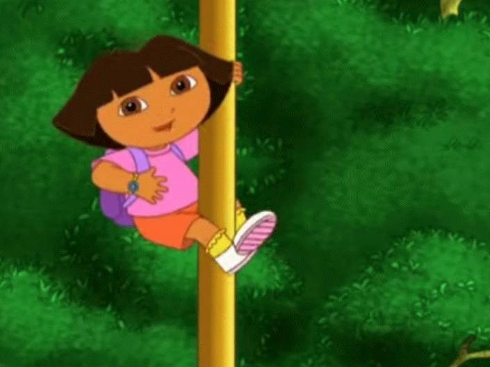 Dora Slide Dora Sliding Down the Pole by mimimeriem on DeviantArt