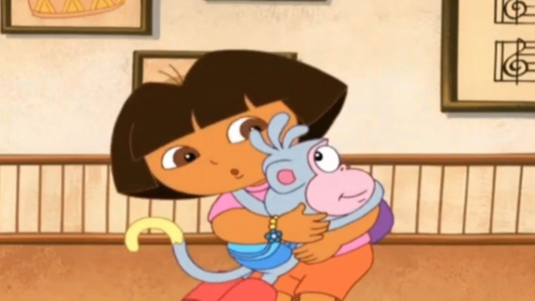 Dora and Boots Hugging by mimimeriem on DeviantArt