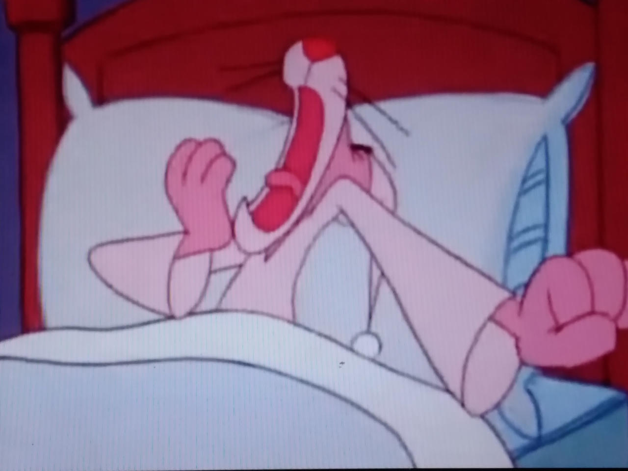 The Pink Panther Yawning by mimimeriem on DeviantArt