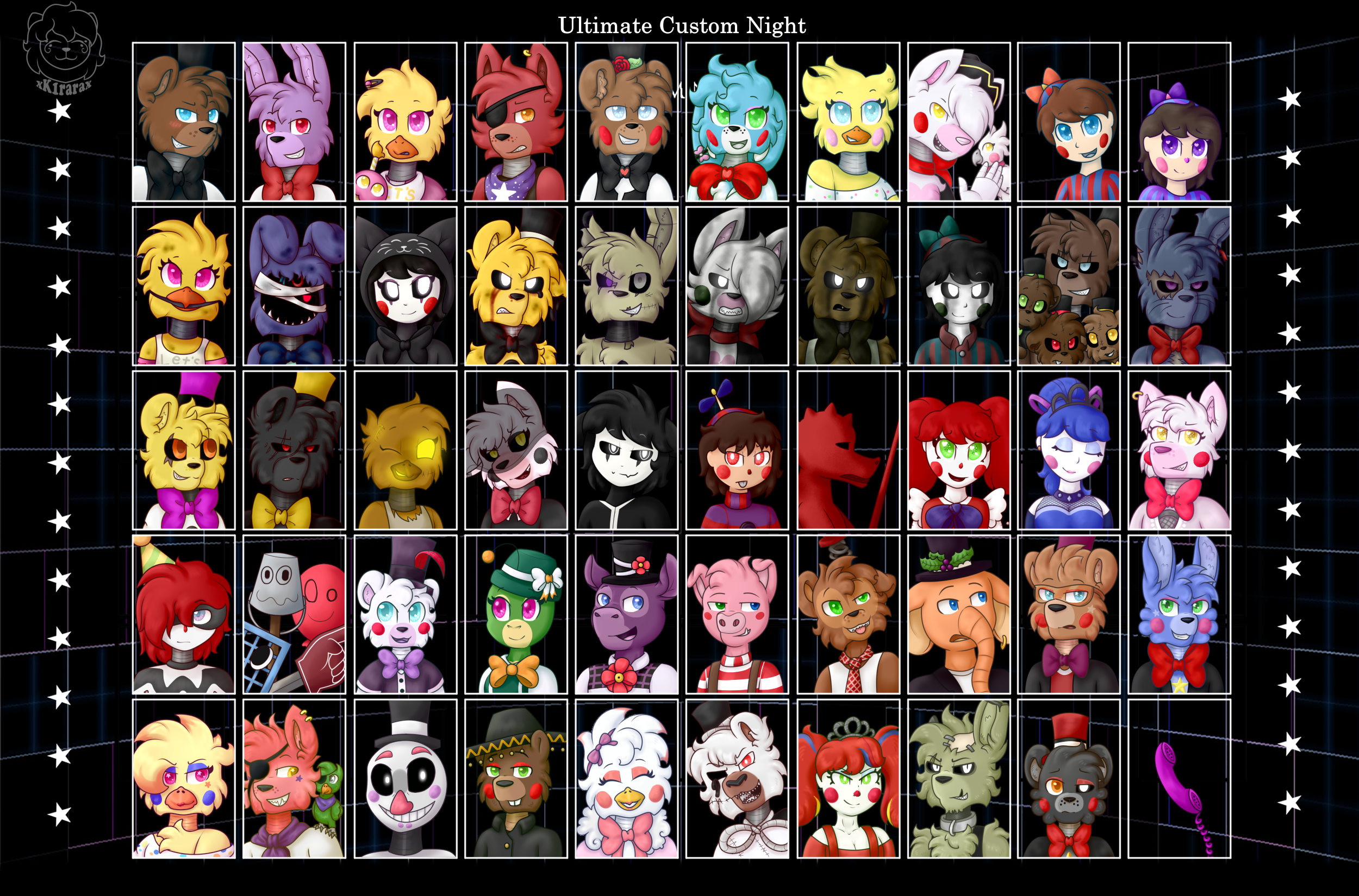 時 on X: Five Nights at Freddy's Ultimate Custom Night #FNAF   / X