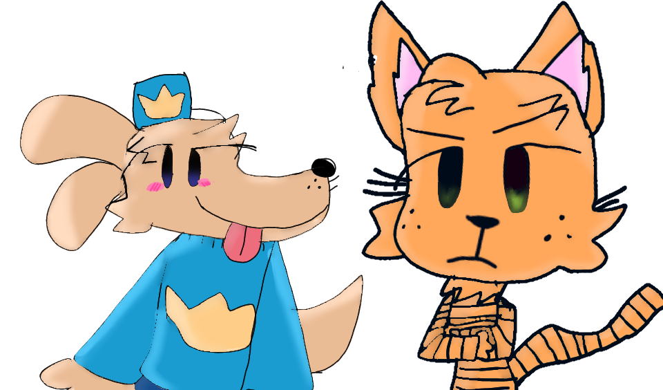 dog man and Petey! by AlocalSmg4fan on DeviantArt