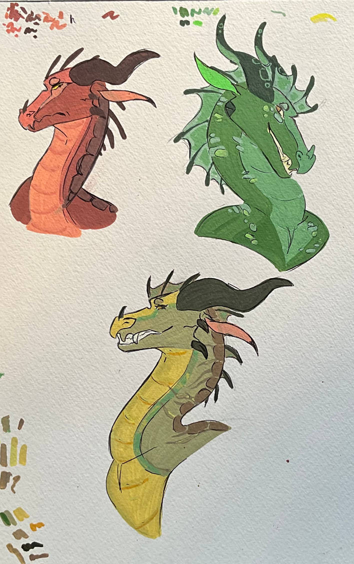 + Traditional Art WoF Adopts + by HyenaCreatesArt on DeviantArt