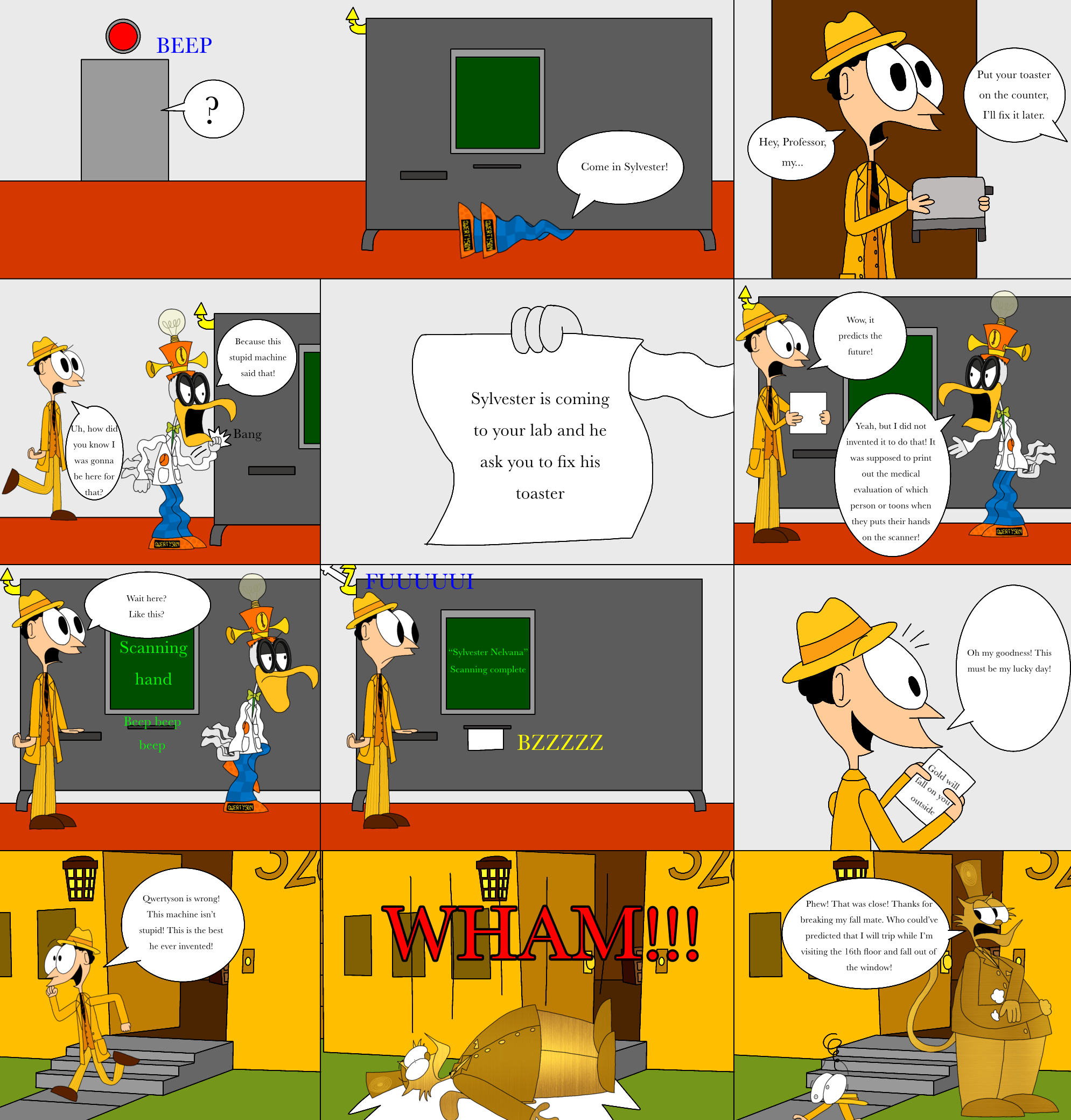 Prodoction Using A Machine Comics CM comic: Predict machine by Randomemoji0 on DeviantArt