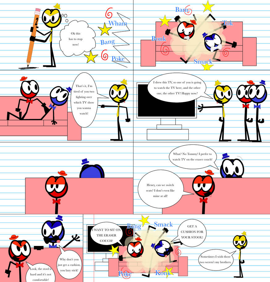 CM comic: TV choice by Randomemoji0 on DeviantArt
