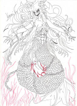 Dark Mermaid (Halloween Character) 2/3