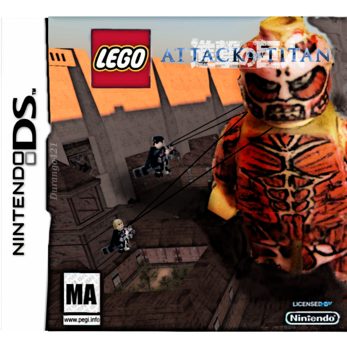 Lego Attack On Titan video game for DS