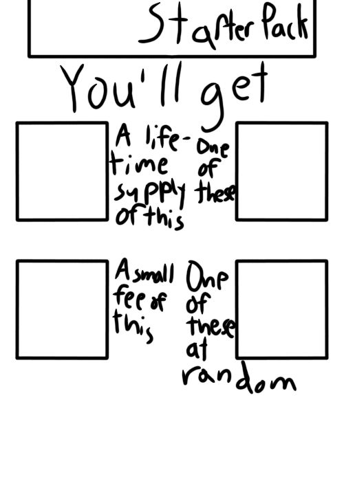 Starter pack template! by DiaperGorlSctatchLu on DeviantArt Starter pack template! by DiaperGorlSctatchLu on DeviantArt