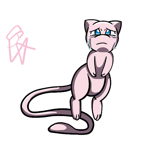 Check out this transparent Pokémon Mew PNG image