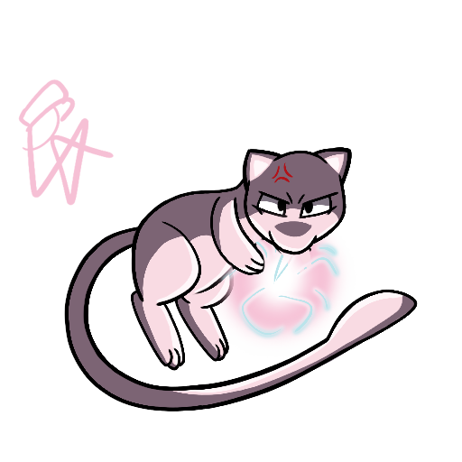 Angry Mew Emote Commission by President-Alpine on DeviantArt