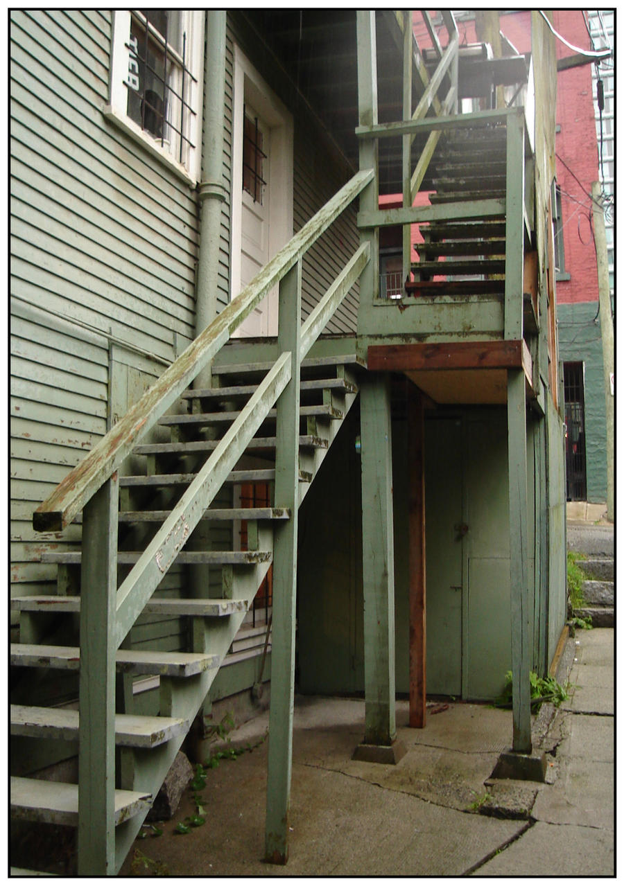 stairs in the alley