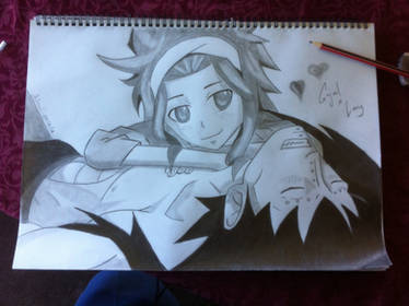 Shaded Style - Fairy Tail Fan Art (Levy x Gajeel)