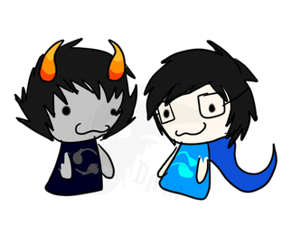 GIFT: Karkat Vantas and John Egbert