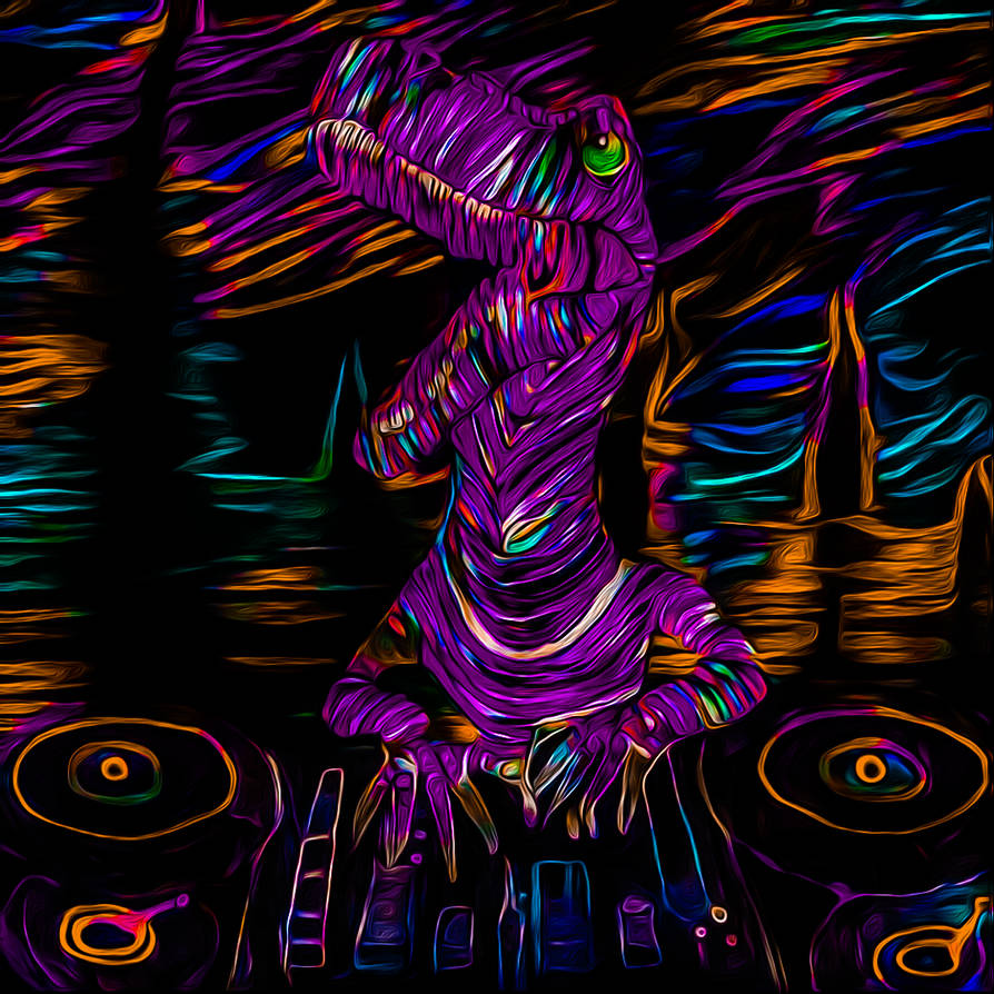 Raptor rave by Cervlag on DeviantArt