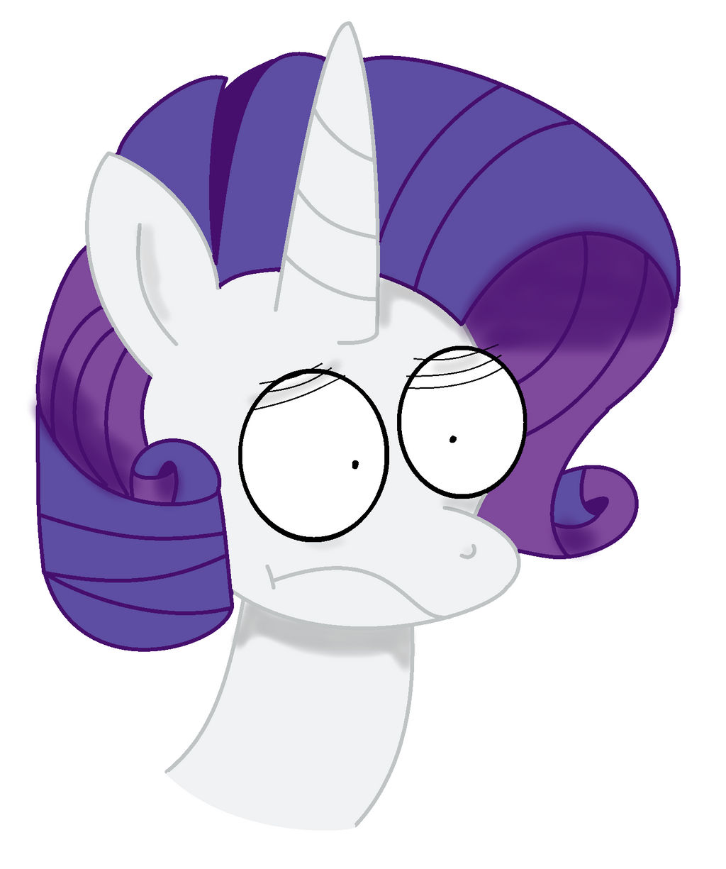 Rarity's grumpy face by greenmarta on DeviantArt