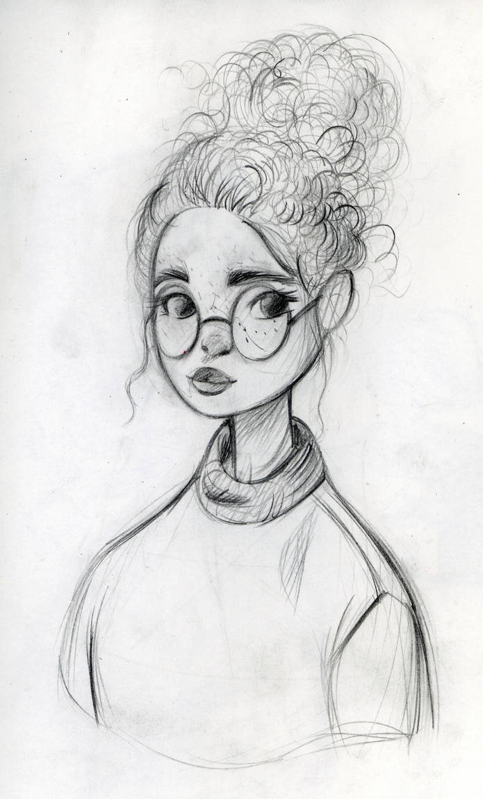 Curly Hair Girl Portrait by greenmarta on DeviantArt Curly Hair Girl Portrait by greenmarta on DeviantArt