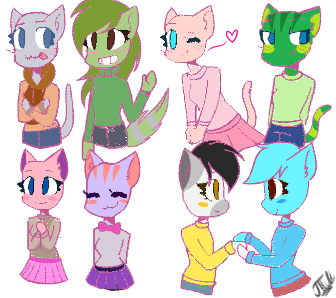 Cute cats OC's