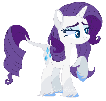 MLP Redesign Rarity by greenmarta on DeviantArt