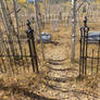 Cemetery in the mountains