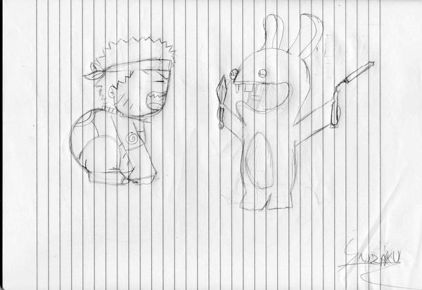 Naruto Rabbid Rabbid and Naruto by SuZaKu4 on DeviantArt